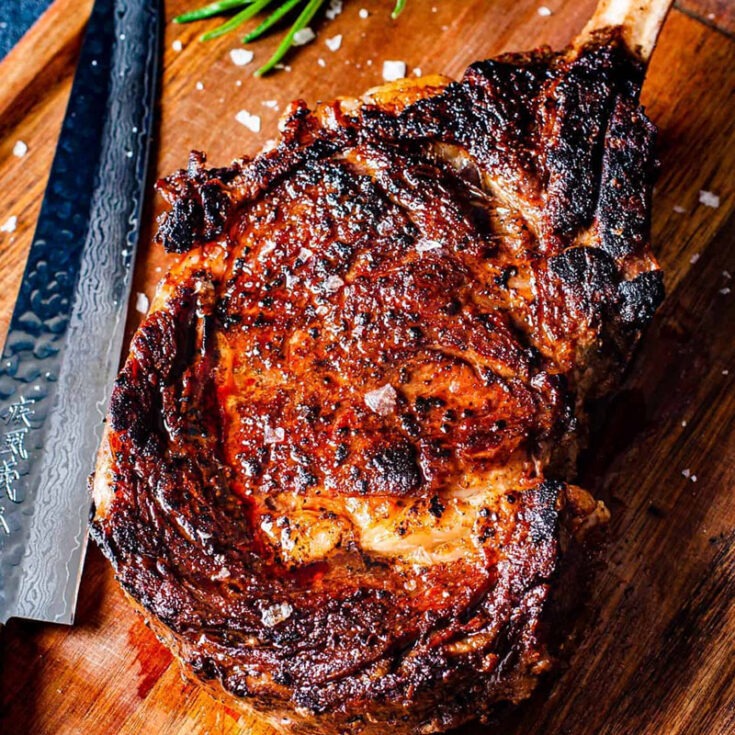Reverse-Seared Steak